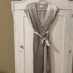 J CREW COLLECTION velvet wrap dress,  6